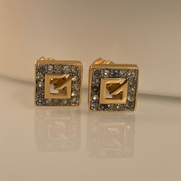 Vintage Givenchy Earrings Clip Ons - Picture 1 of 6